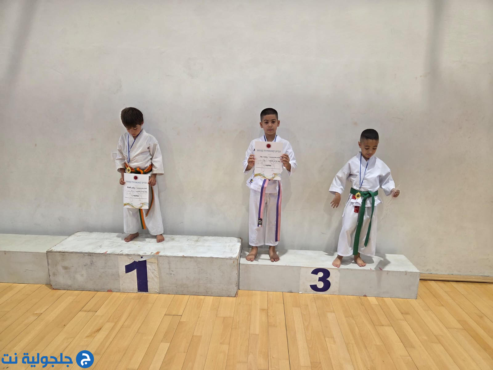 أبطال مدرسة حسني عرار للكراتيه وفنون القتال يحصدون الذهب في بطولة كأس كانيزاوا القطرية – حيفا 